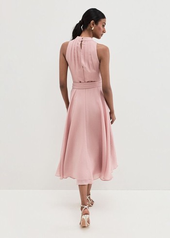 Phase Eight Lucinda Dress Pink USA | 1278695-OK